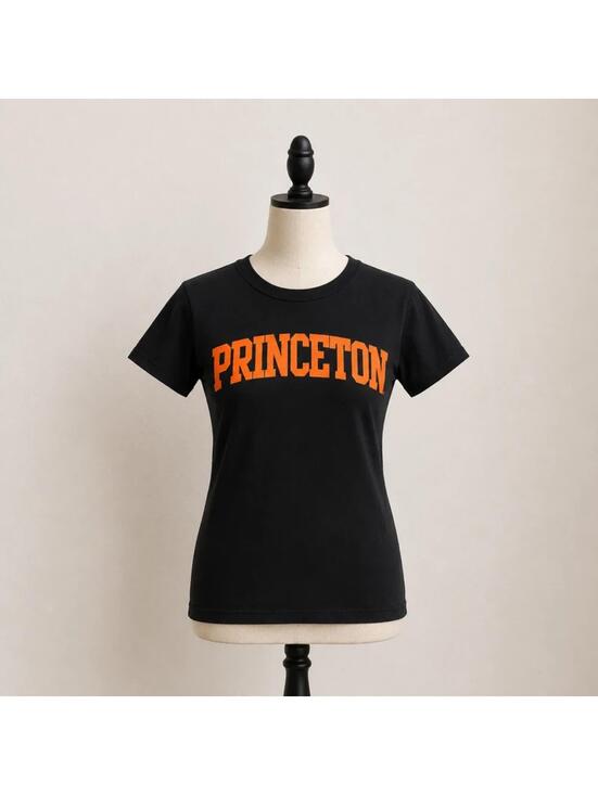 Gildan Tops - Princeton University Black Graphic T-Shirt Small Collegiate Ivy League Tee